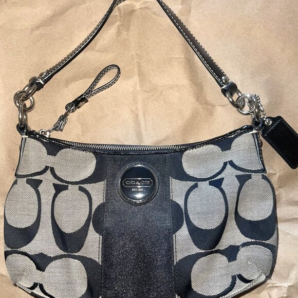 COACH Authentic Signature Jacquard Bag F17439 - Picture 15 of 15